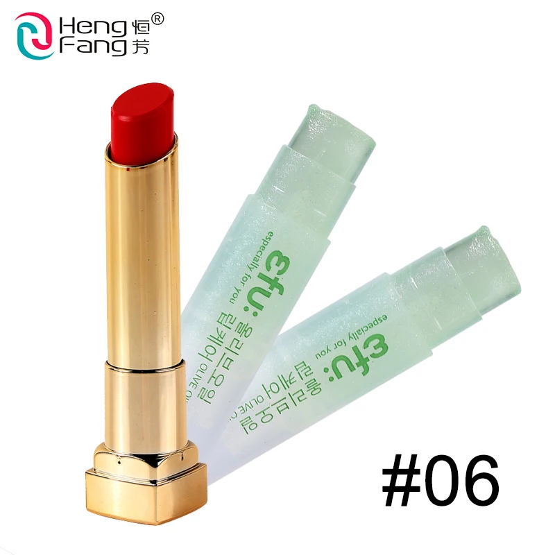 3 шт./лот питательная помада для губ с желе увлажняющий бальзам Макияж бренд HengFang #
