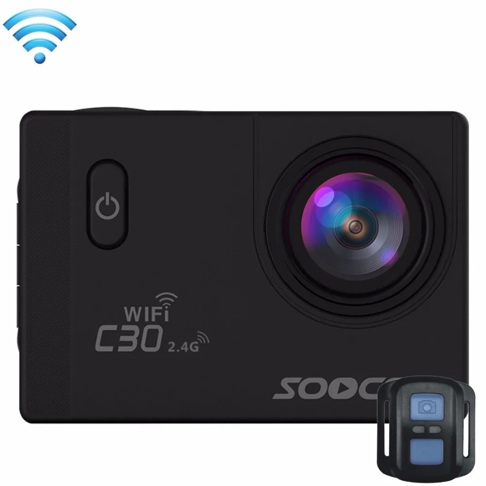 Спортивная Экшн камера SOOCOO C30R экран 2 дюйма угол 170 градусов WiFi