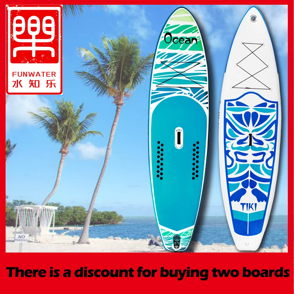 Надувная доска для серфинга Sup Board набор весла 320*84*15 см с рюкзаком поводком