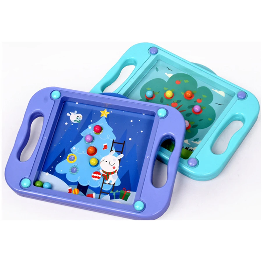 3D лабиринт игра игрушка для детей баланс мячей настольная Монтессори