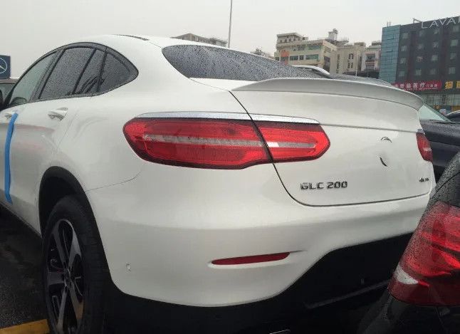 Для Benz класса GLC Coupe спойлер GLC300 GLC250 2016 2018 GLC43 стиль GLC260 высококачественный ABS