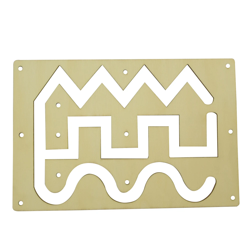 2 шт. пазл дворец деревянные чипы с веревками украшения Рождественская елка