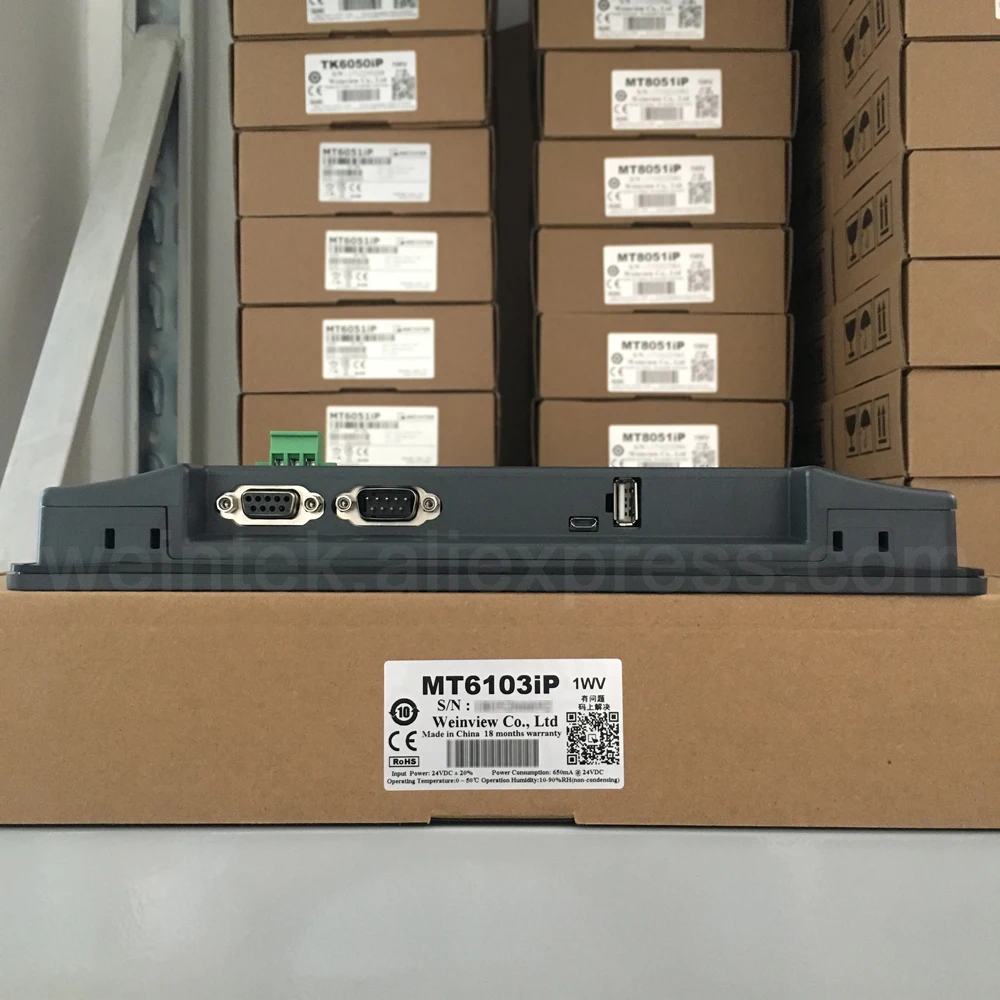 MT6103iP Weintek/человеко машинный интерфейс Weinview дюймов 10 1 Touch панель заменить MT6100i