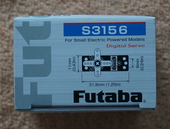 Миниатюрный рулевой механизм FUTABA S3156 с металлическими зубцами | Электроника