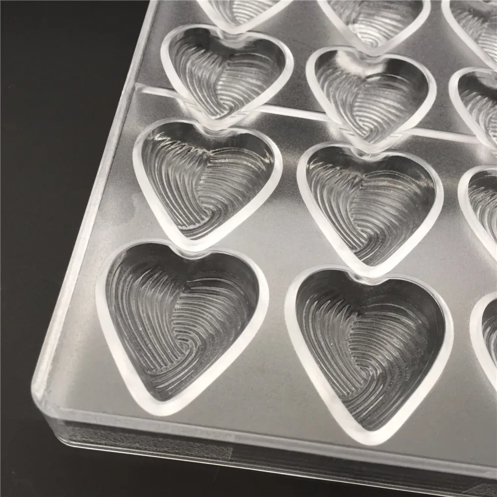 Форма для шоколада в форме сердца розы Прозрачная форма торта инструменты
