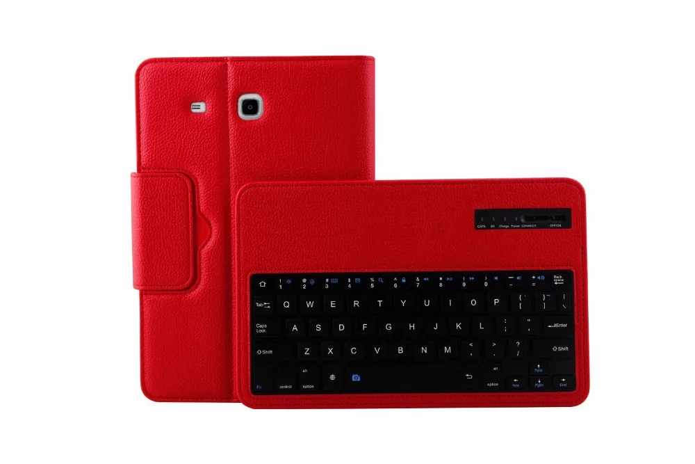 Кожаный чехол для Samsung Tab E 9 6 T560 T562 T561 с удаляемым рисунком личи и беспроводной