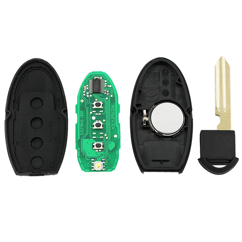 4 кнопочный дистанционный Автомобильный ключ 315 МГц чип ID46 FCC: KR55WK49622 для Infiniti A50L QX50