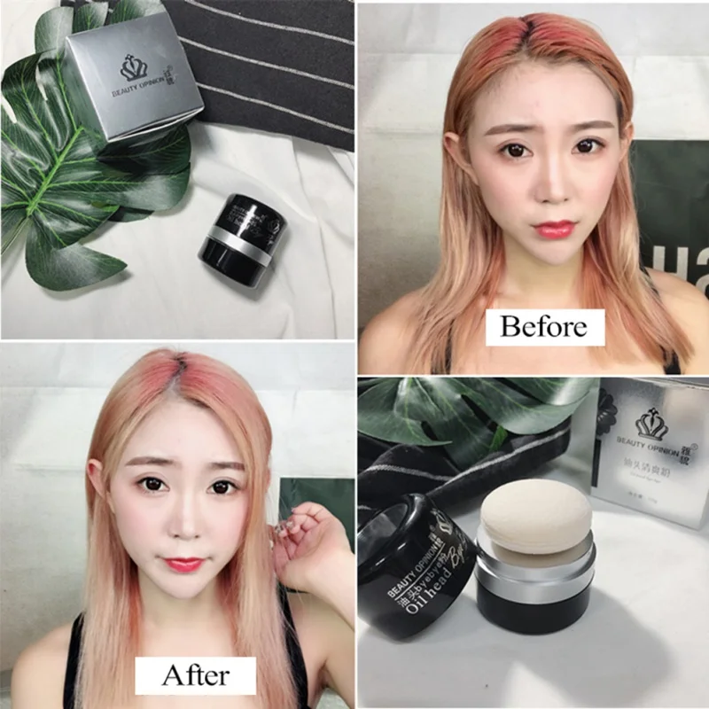 Горячий Стиль пушистый порошок для контроля жирности натуральный без мытья