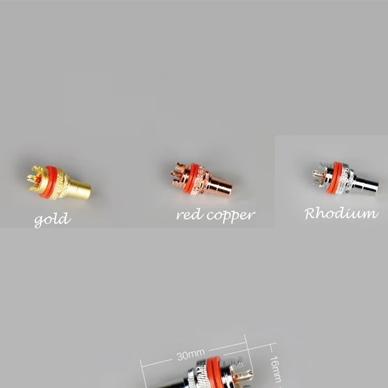 Золото/родий/красная медь покрытием RCA разъем RCA терминал разъем гнездо шасси панель Разъем для усилителя