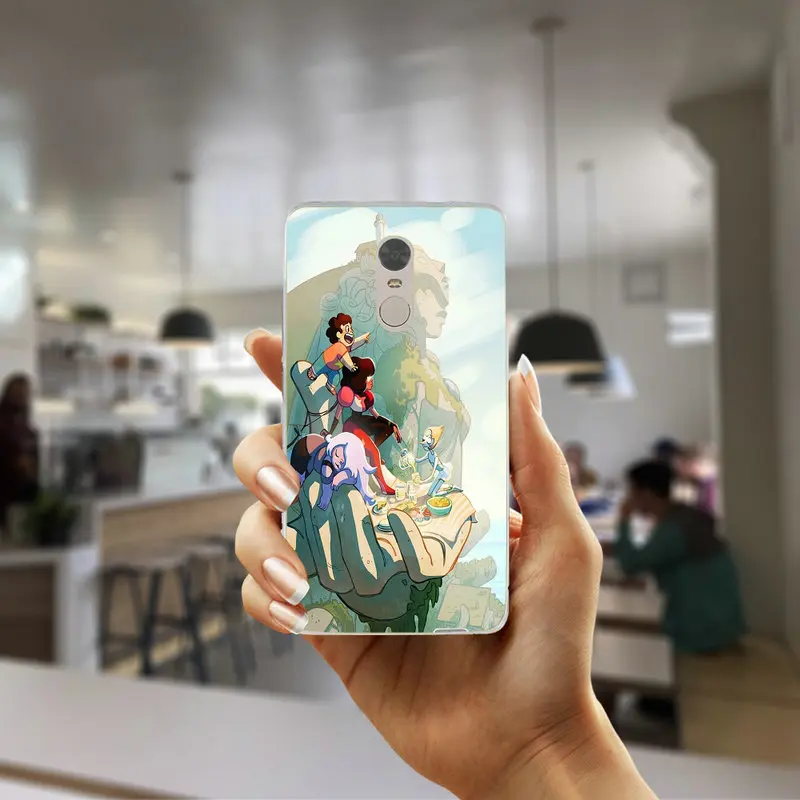Slim Soft TPU Phone Cases for Xiaomi Redmi Mi Note 4X 2 3 3S 4A 5 6 5S 5X 5A 6X Pro Plus Coque Shell Cartoon Steven Universe | Мобильные