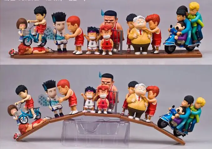 Горячая Распродажа фигурки Slam Dunk 5 шт./компл. японский аниме Рисунок 10 см ПВХ