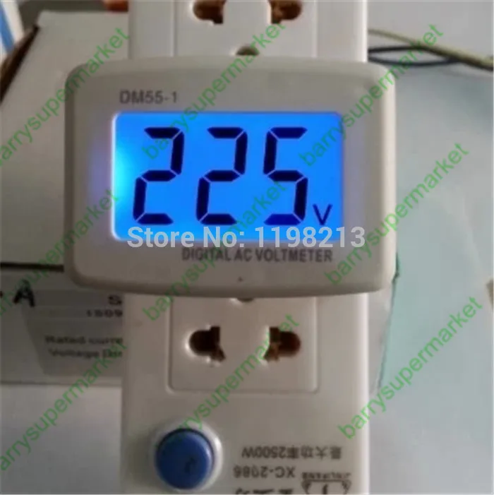 Цифровой измеритель напряжения тестер вольтметр переменный ток 100 300 В