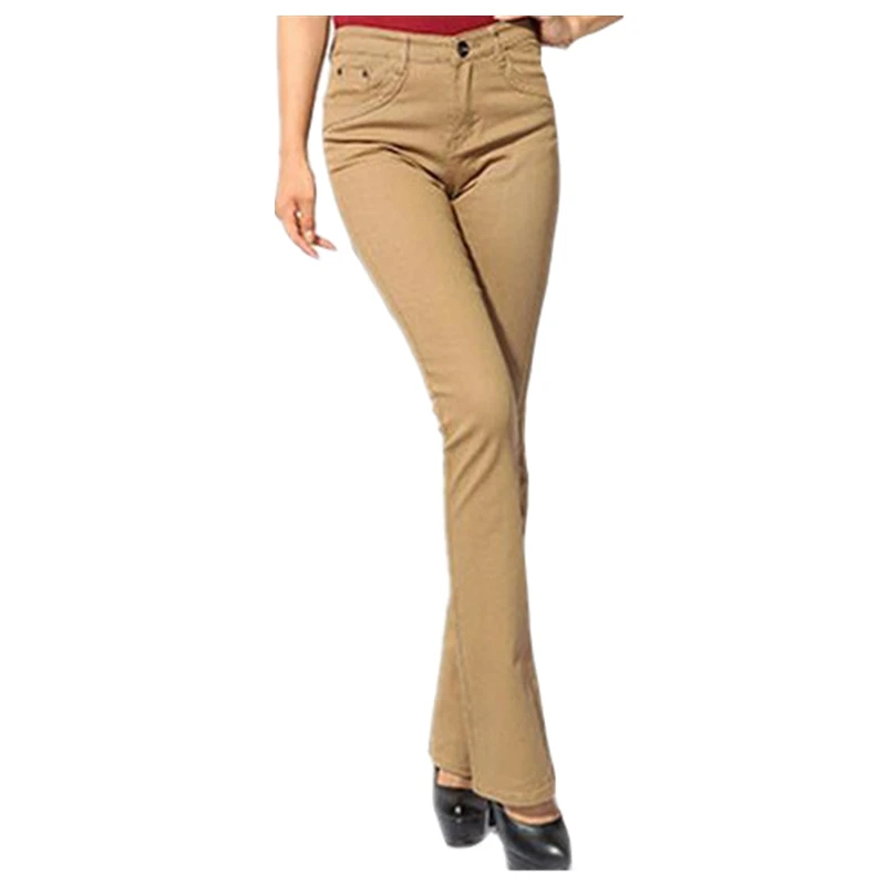 Женские джинсы ярких цветов длинные Стрейчевые облегающие прямого кроя модные