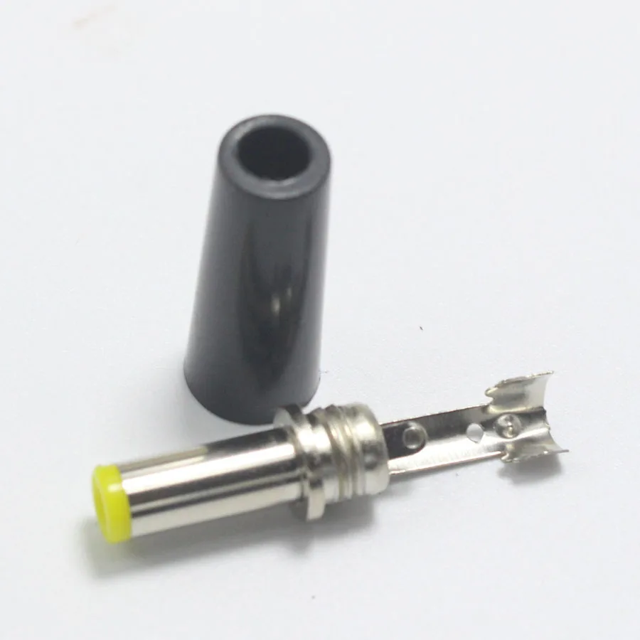 1 шт. новый черный штекер питания постоянного тока 5 5*2 мм ABS x 2 Штекерный разъем