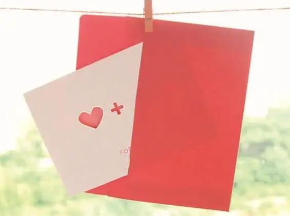 Товары для Фестиваля Бумага поздравительных открыток вырез в форме сердца дня