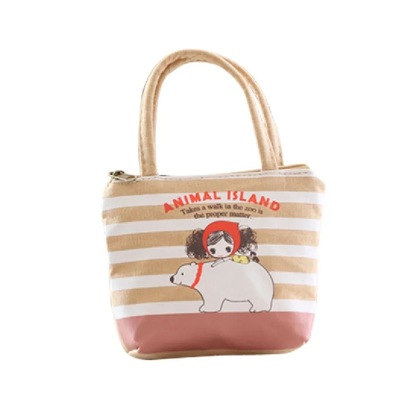 XZP Новый Модный маленький детский кошелек для монет милая холщовая мини сумка