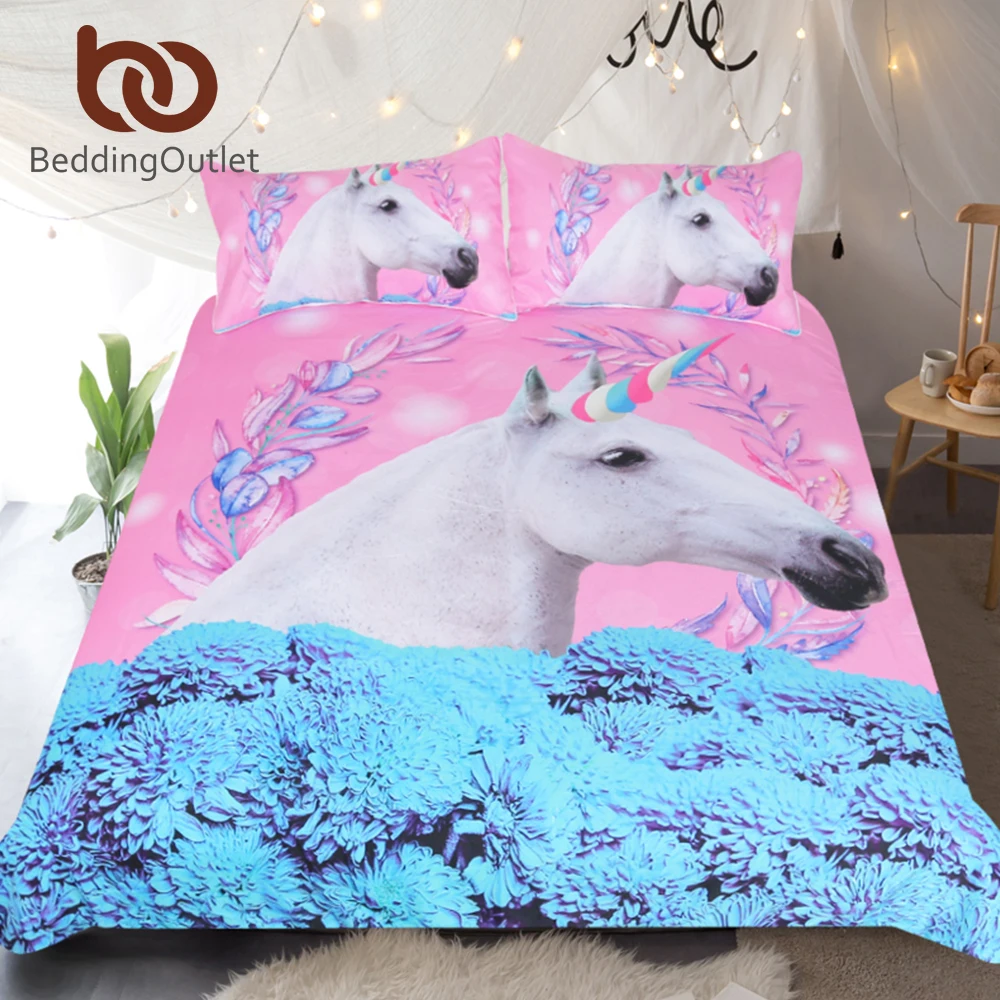 Комплект детской одежды BeddingOutlet розовый и синий комплект пододеяльников 3