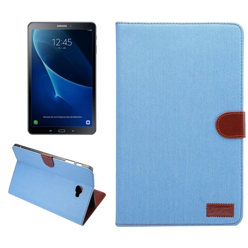 Чехол для Samsung Galaxy Tab A A6 10 1 дюйма Φ T585 T580 T585N оболочка Обложка умный джинсовый