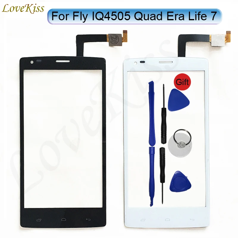 5 &quotсенсорный экран для Fly IQ4505 Quad Era Life 7 IQ 4505 сенсорный дигитайзер ЖК дисплей