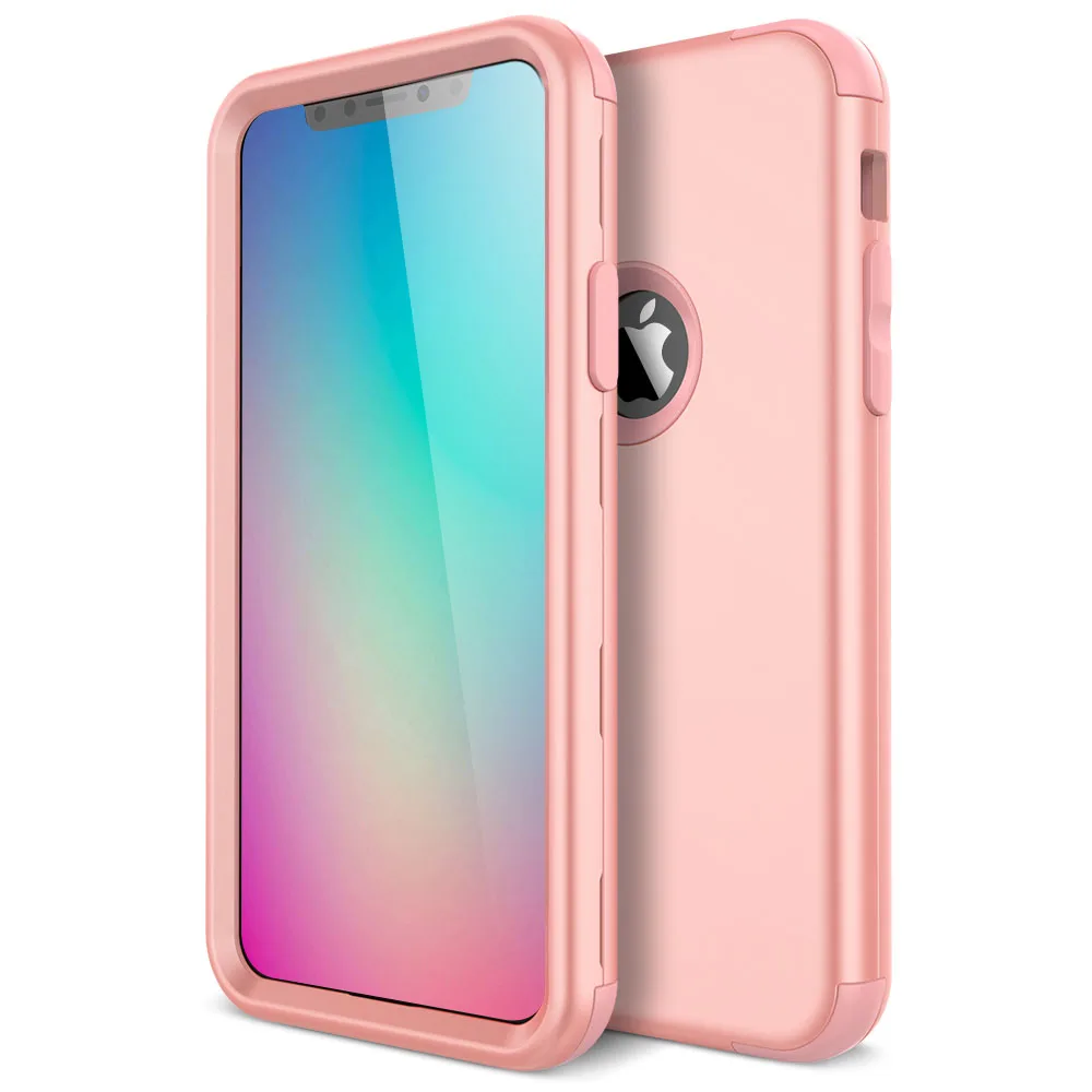 Yokata 360 Защитный чехол для iPhone X 3 в 1 дизайн качественная защитная задняя крышка