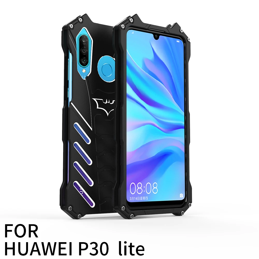 Металлический бронированный чехол с Бэтменом для huawei P30 Pro P30 Lite P20 Pro P20 Lite Nova 4e 3e P10 P9 Plus, чехол с Железным человеком, чехол для телефона