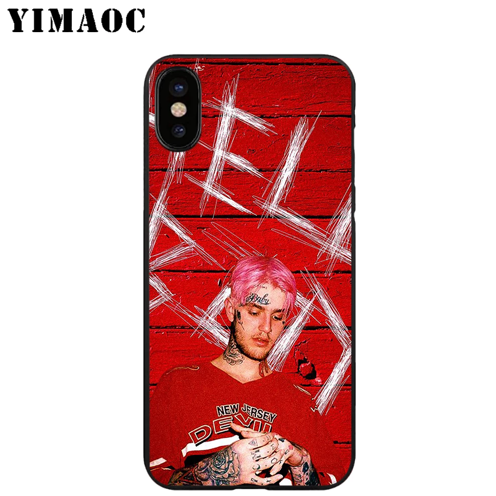 YIMAOC Lil открытый Мягкий ТПУ Черный силиконовый чехол для iPhone X или 10 8 7 6 6S Plus 5 5S SE Xr Xs