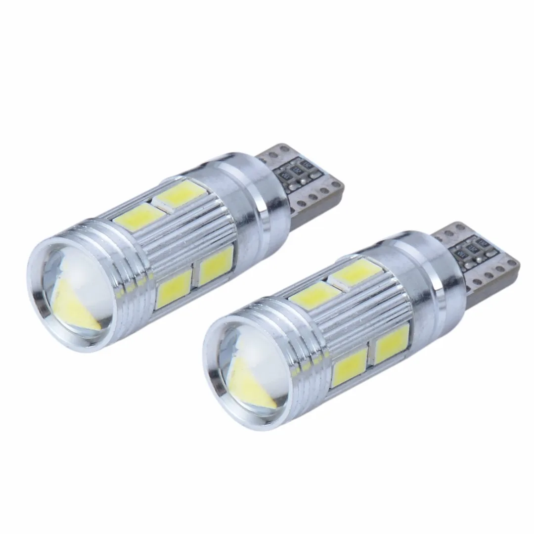 2X T10 автомобиля Ширина светильник лампочка W5W 5630 10 SMD СВЕТОДИОДНЫЙ Canbus Нет Ошибка