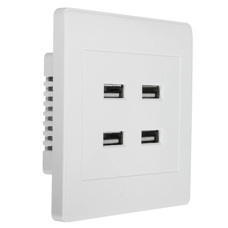 Настенное зарядное устройство с 4 USB портами 5 В 3 1 А|electric wall charger dock|usb switchplug adapter |