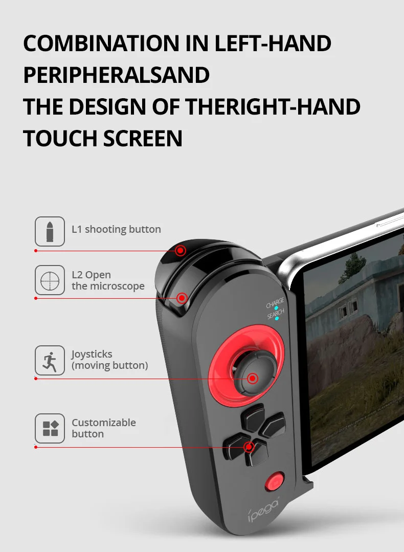 IPega PG 9100 переключатель беспроводной Bluetooth 4 0 геймпад для телефонов Pubg Android tablet Wins