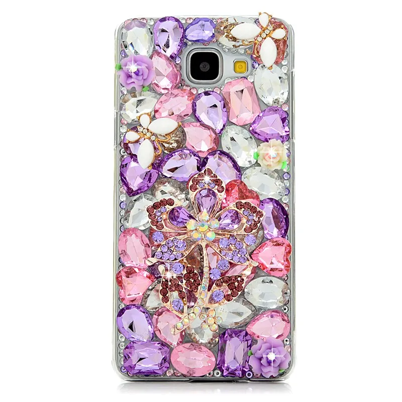Nextmall для Galaxy A5 3D со стразами Bling С кристалалми и защитный В виде ракушки чехол Samsung