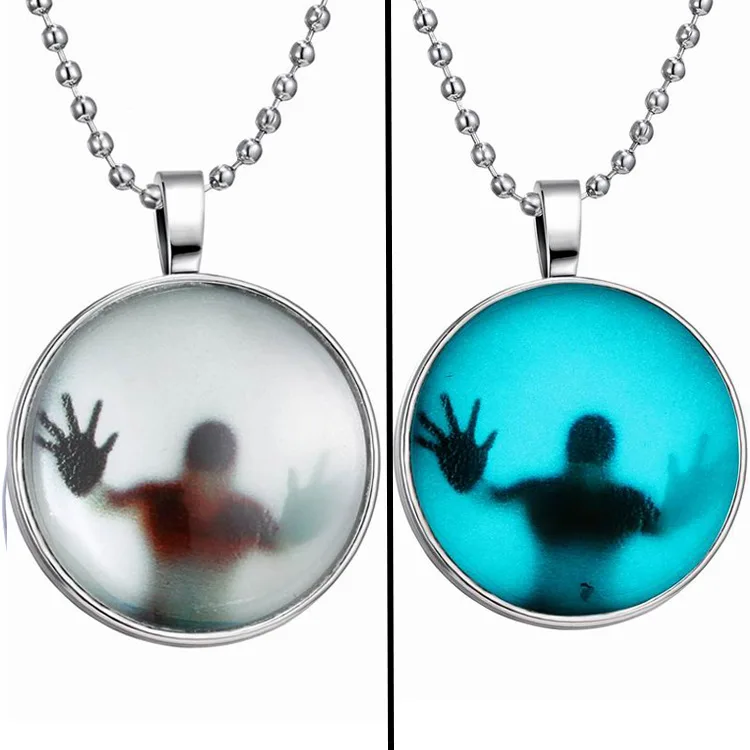 Светящаяся подвеска на шею в стиле панк Shadow креативная модная светящаяся s для