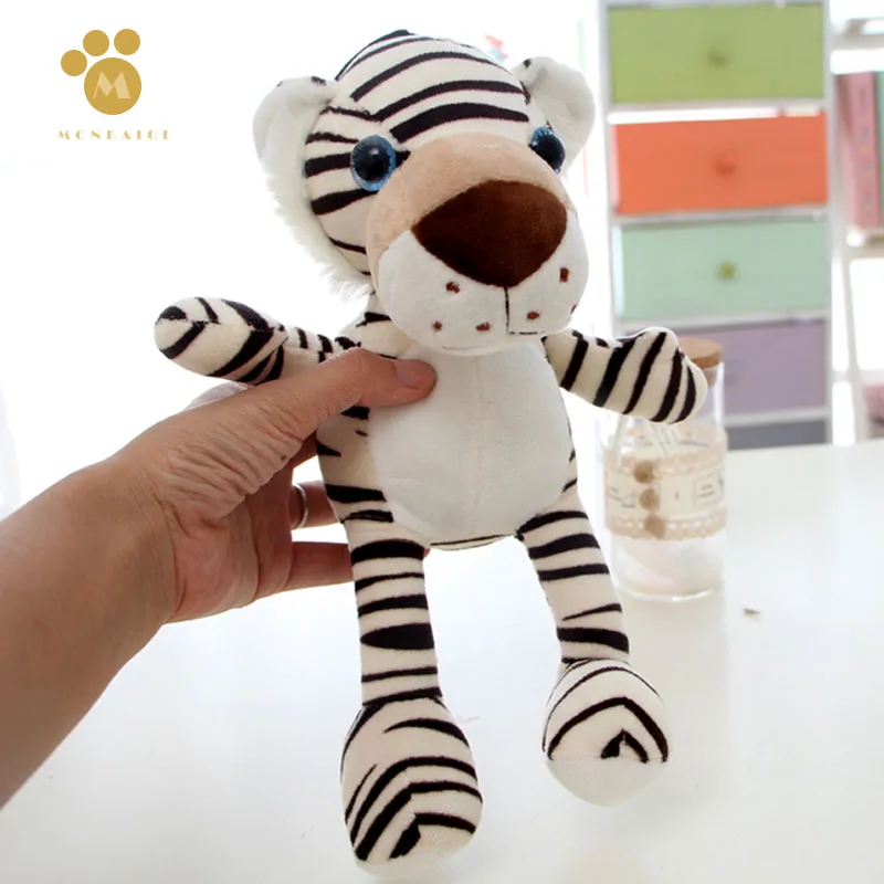 Зоопарк игрушки Мягкий в виде тигра льва жирафа с леопардовым принтом кукла