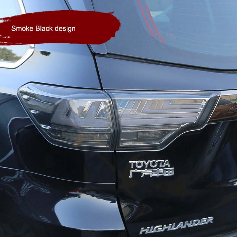 Автомобильный Стильный чехол для Toyota задние фары для Highlander год для Lexus задний фонарь светодиодный светильник красный цвет стиль