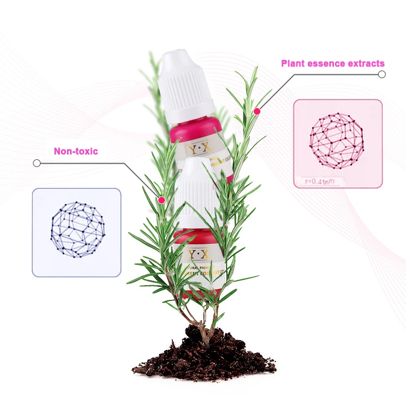

1pc Semi Permanent Makeup Eyebrow Ink Lips Eye Line Tattoo Color for Microblading Pigment Accessories PMU Tool Supplies