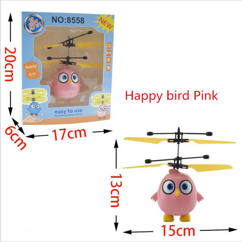 Fly Minion мигающий Вертолет ручной контроль RC игрушка индукционный вертолет мини