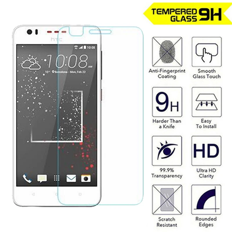 2.5D 9H закаленное стекло для HTC Desire 825 Высококачественная прочная защитная пленка |