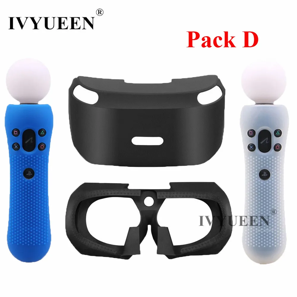 IVYUEEN для sony PSVR стеклянный защитный силиконовый чехол для playstation VR Move контроллер для PS VR гарнитура