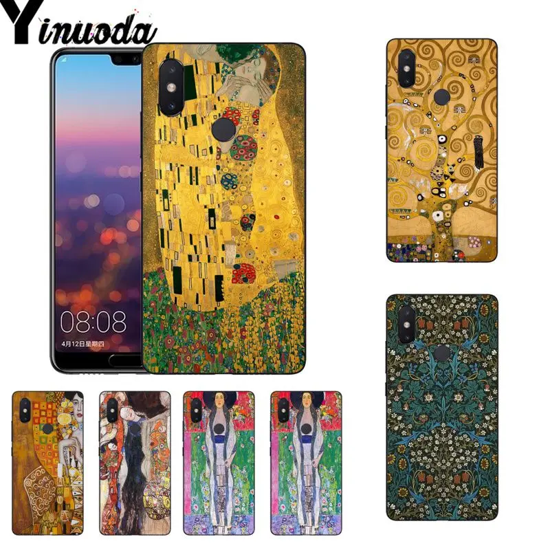 Чехол Yinuoda Gustav Klimt Tree Life Kiss для телефона Xiaomi Mi 6 Mix2 Mix2S Note3 8 8SE Redmi 5 5Plus Note4 4X
