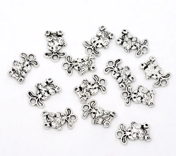 

Free Shipping 100pcs Antique Rabbit /Bunny Charm Pendants 15x10mm Jewelry Findings J0505