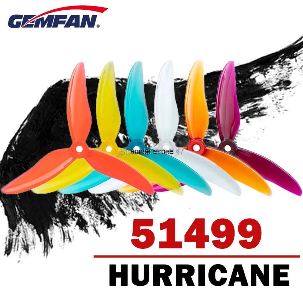 20 шт/10 пар Gemfan Hurrica 51499 трехлопастный пропеллер совместимый 2205 2306 бесщеточный
