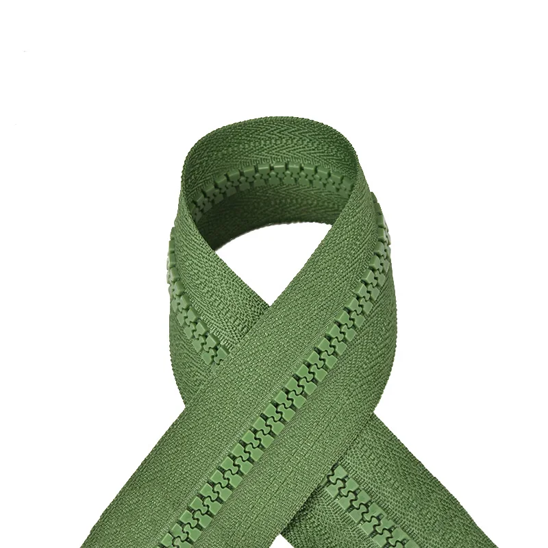 Green Meetee 5/10 метров 5# разъемная застежка-молния смолы код со стандартом ISO в Гуанчжоу Китай открытая хвост Авто замок застежка-молния DIY Ручная работа аксессуары для подушек подарок головка слайдера - Цвет: Green