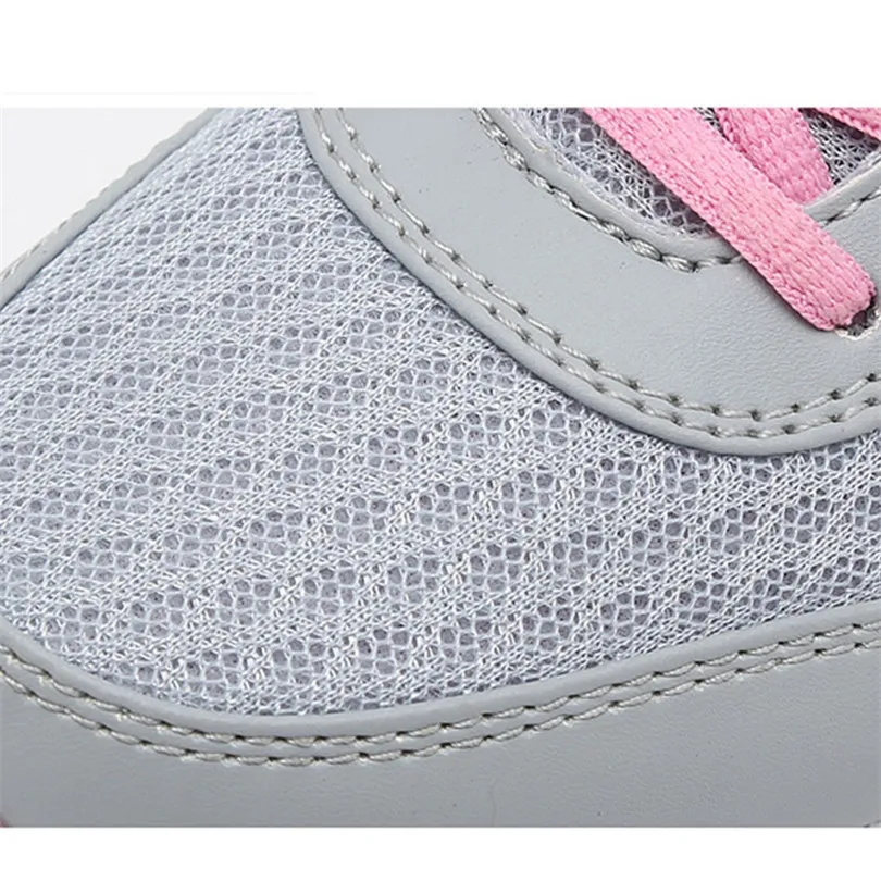 Женские кроссовки из дышащего сетчатого материала на шнуровке|feminino|feminino tenisfeminino