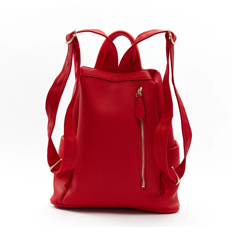 Barbie Женский Рюкзак красный искусственной кожи кожаные женские модные сумки