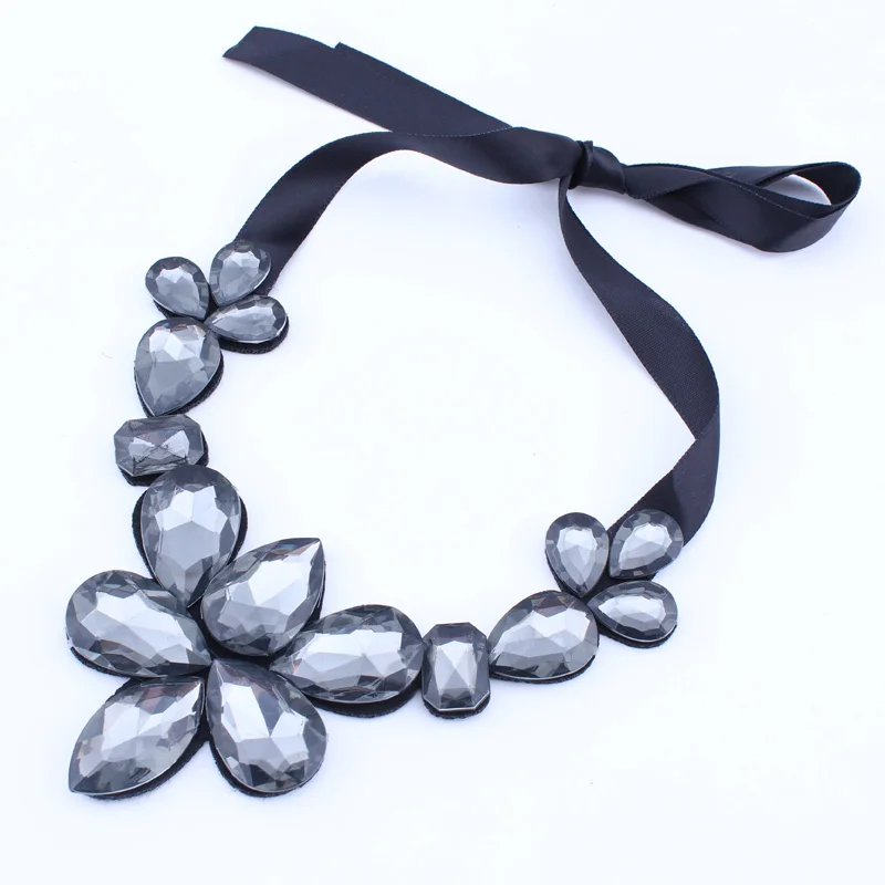 Заявление Макси ювелирные изделия черная регулируемая лента большой