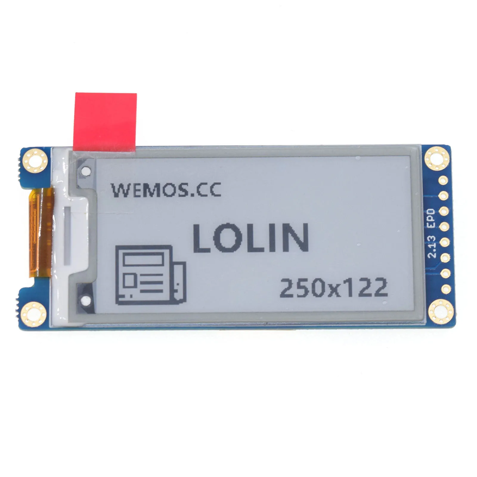 EPaper 2 13 Shield V1.0.0 для LOLIN (WEMOS) D1 mini D32 inch 250X122 SPI ePaper/eInk module IL3897|Интегральные схемы| |