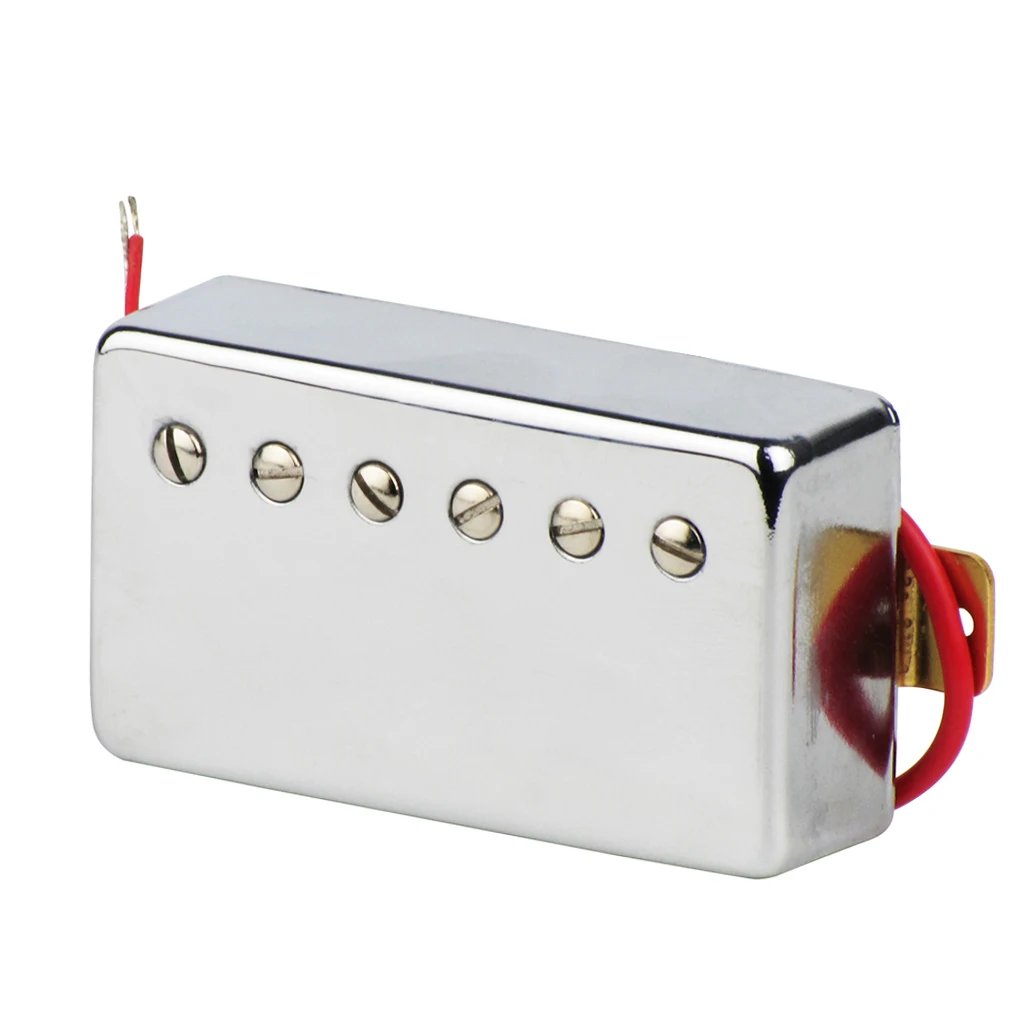 OriPure 1Pcs Chrome LP Style Electric Guitar Pickup Double Coil Humbucker Neck 50mm | Спорт и развлечения
