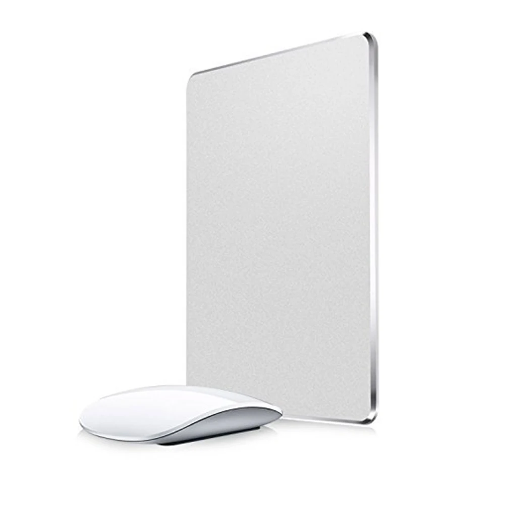 Алюминий игровой мышь нескользящий коврик резиновая база для компьютеры