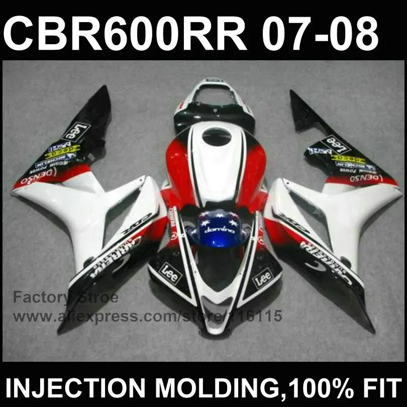 Белые запасные части корпуса литья под давлением для HONDA CBR 600 RR 2007 2008 OEM Фабричный