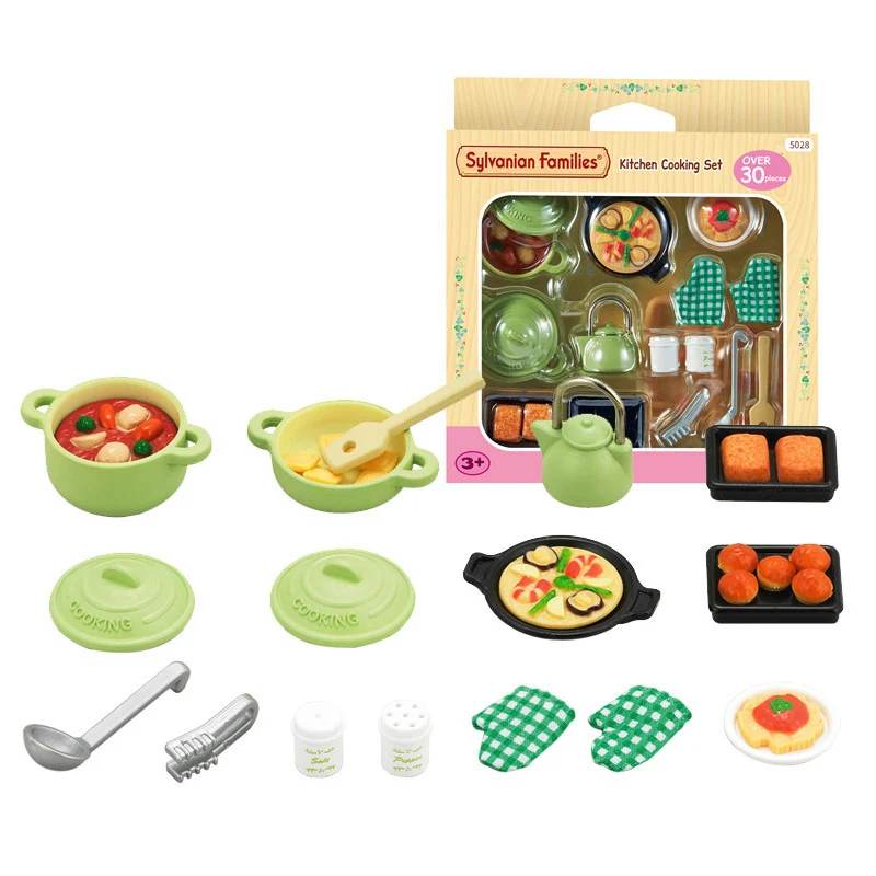 Игрушечный набор для кукольного домика кулинарный приготовления пищи