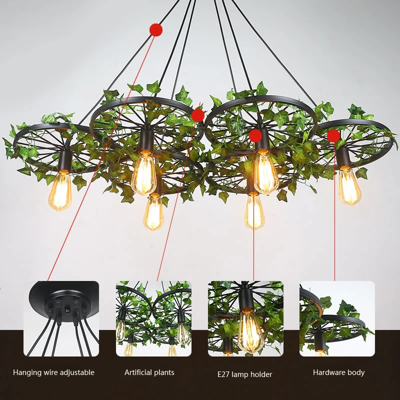 

Современный простой светодиодный подвесной светильник E27, декоративная лампа для гостиной, ресторана, освещение для дома